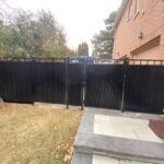 Aluminum Corrugated Privacy Fence Panels-Aluminum Corrugated Fence Panels-Aluminum Fence Panels installed in Mississauga