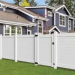 Horizontal White Vinyl Fence Panels-Vinyl Fence-Vinyl Privacy Fence Installed in Barrie