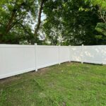Vinyl Fence-Full Privacy White Vinyl Fence -White Vinyl Privacy Fence-Pvc Fence-Plastic Fence installed in Richmond Hill (1)