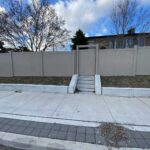 Vinyl Fence- Tan Vinyl Privacy Fence-Pvc Fence-Plastic Fence installed in Toronto