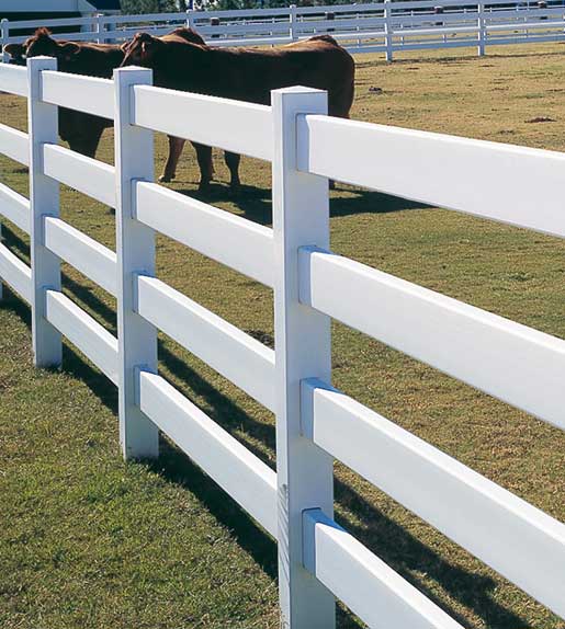 Vinyl Farm Fence